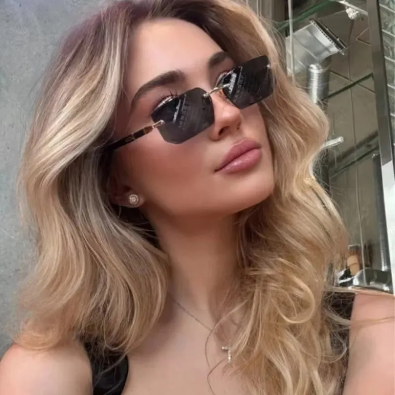 Decorative Mirror - Fashion Punk Square Sunglasses Women Luxury
