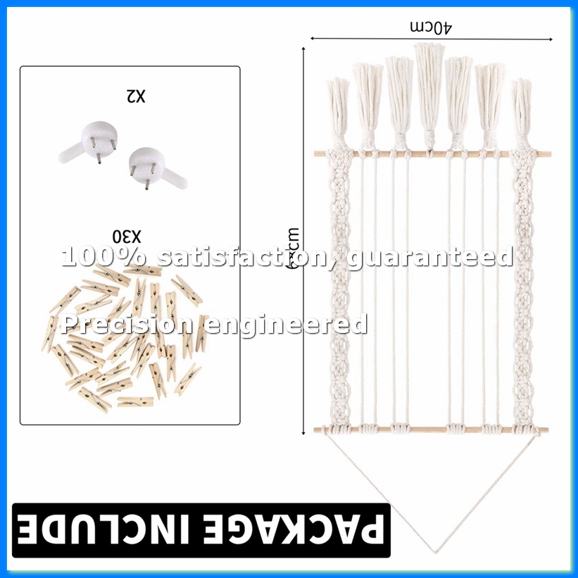 Picture Frame - Hanging Photo Display with 30 Wood