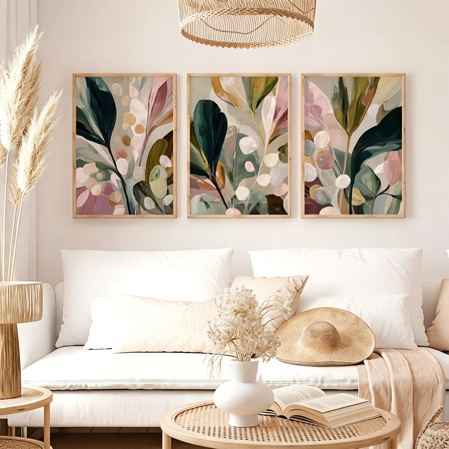 Large-sized 3pcs/set Bohemian  - огляд і ціна Abstract Canvas Set
