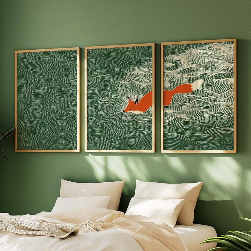 3pcs frameless Canvas Painting - огляд і ціна Abstract Canvas Set