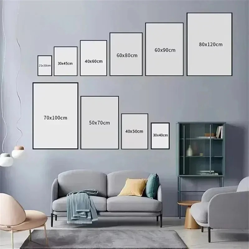 3pcs frameless Canvas Painting - огляд і ціна Abstract Canvas Set
