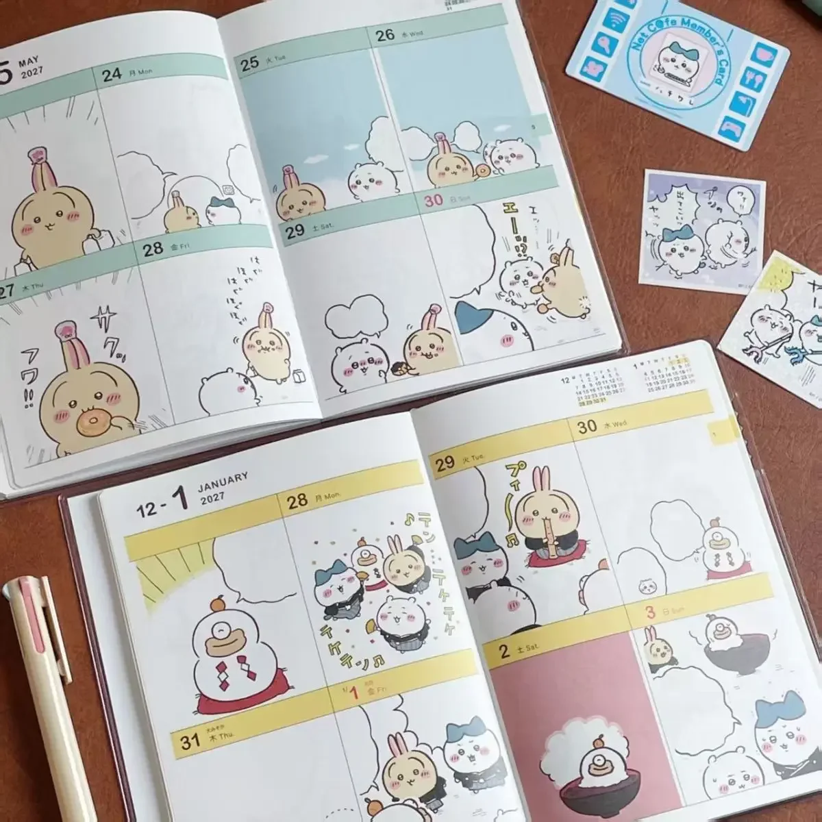 Chiikawa 2027 Diary Weekly Mon - огляд і ціна Wall Sticker