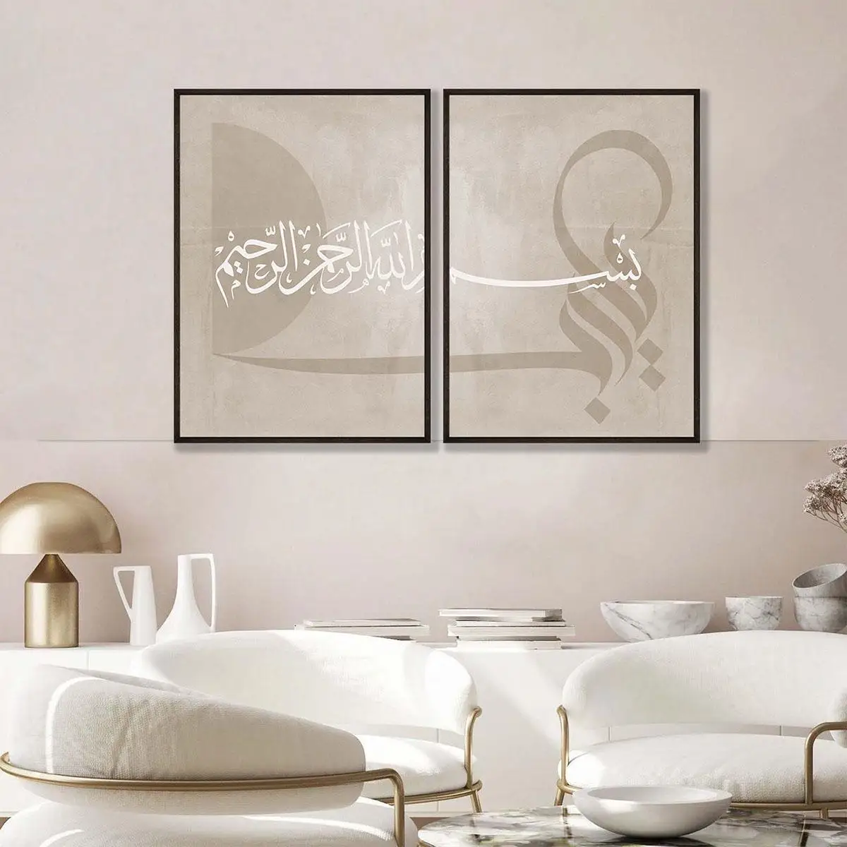 2pcs frameless Canvas Painting - огляд і ціна Abstract Canvas Set