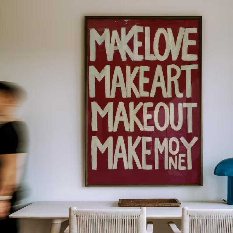 Modern,Retro Self Made Love Ki - огляд і ціна Interior Design Living Room