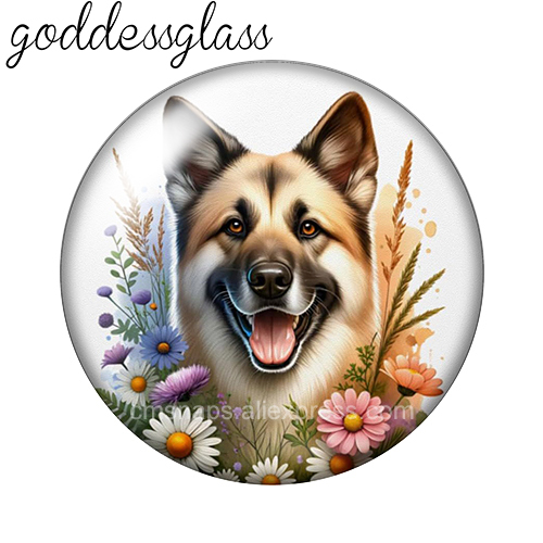 Cute Dogs Among the Flowers Sh - огляд і ціна Vase Decor