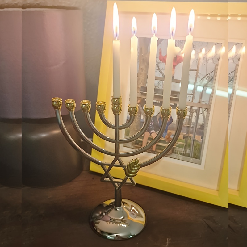 Hanukkah Menorah 9 Branch Cand - огляд і ціна Candle Holder Decor