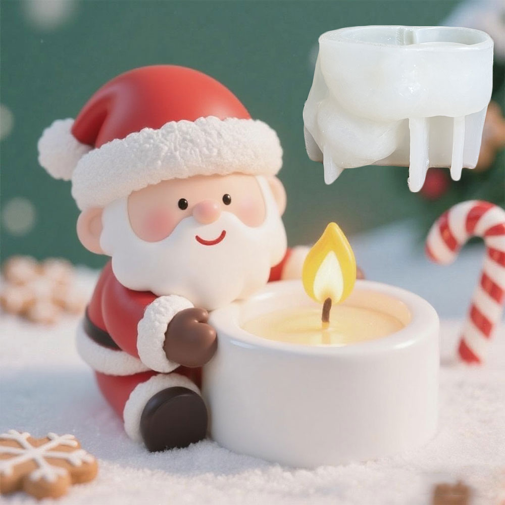 DIY Santa Claus Candlestick Si - огляд і ціна Candle Holder Decor