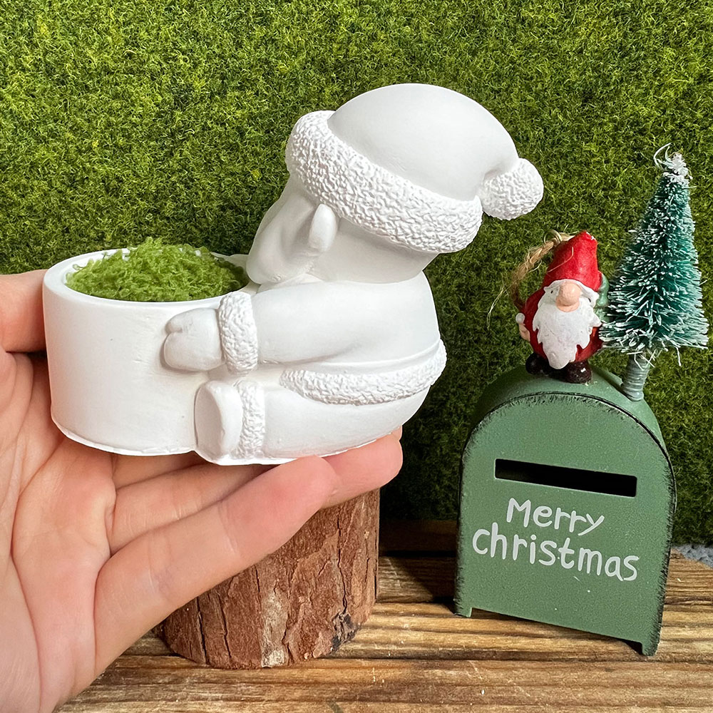 DIY Santa Claus Candlestick Si - огляд і ціна Candle Holder Decor