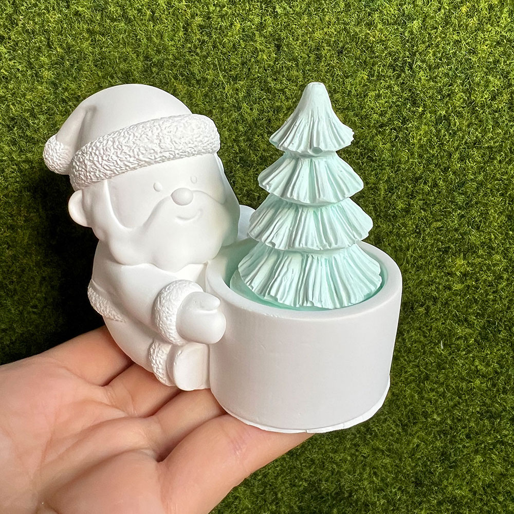 DIY Santa Claus Candlestick Si - огляд і ціна Candle Holder Decor