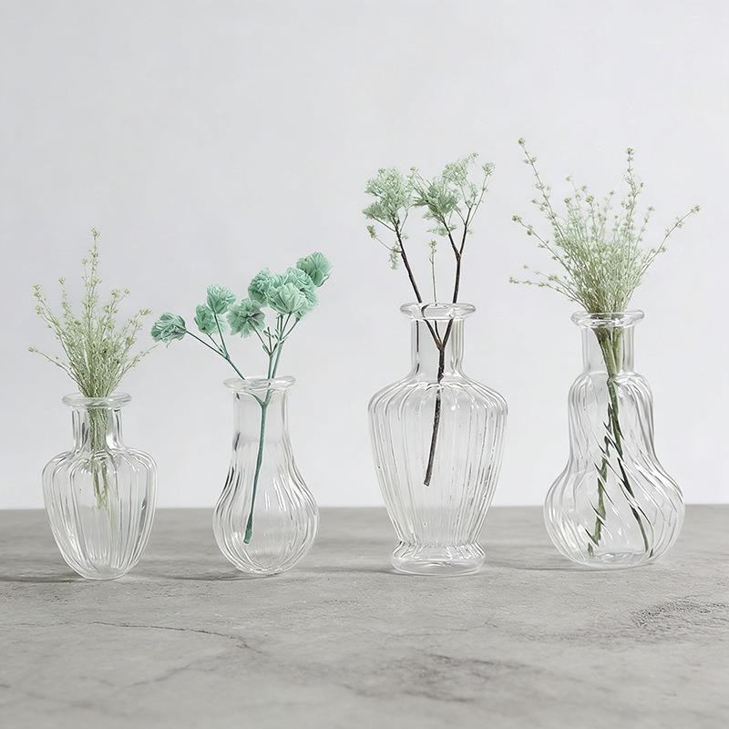 {#} 1Pcs Miniature Glass Vase  - огляд і ціна Vase Decor