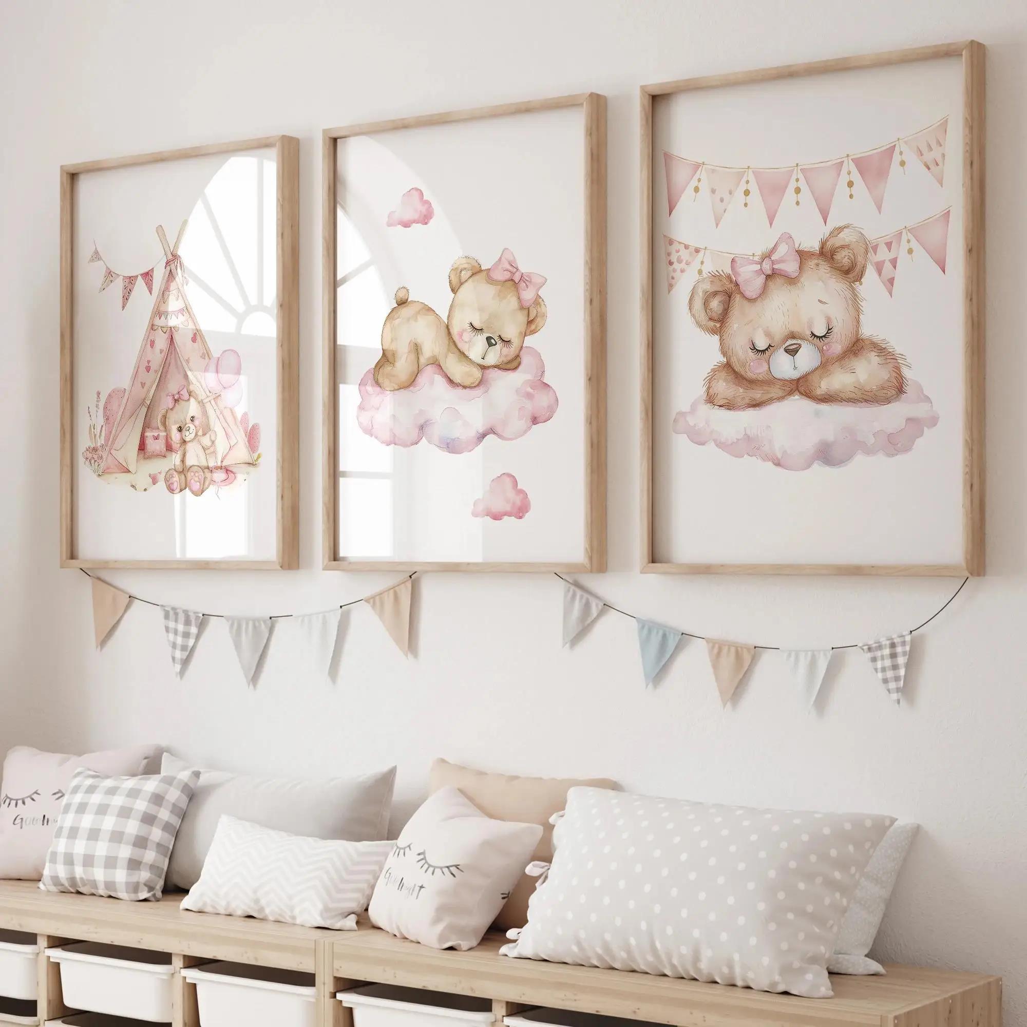 Pink Dream Bear Carousel Tent  - огляд і ціна Interior Design Living Room