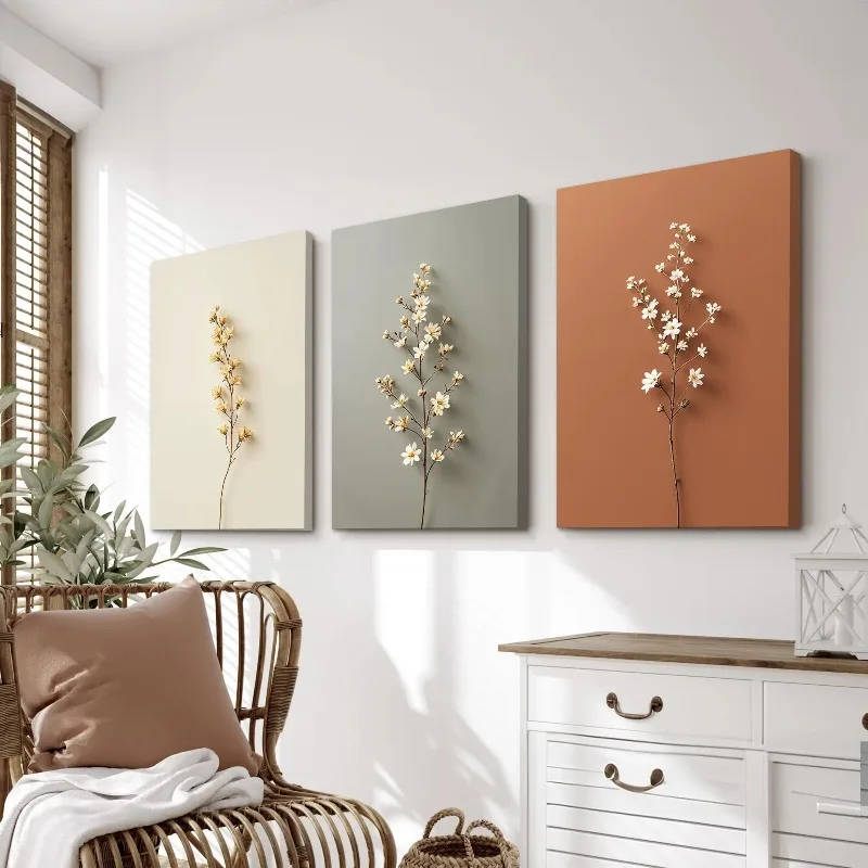 Multiple sizes 3pcs frameless  - огляд і ціна Abstract Canvas Set