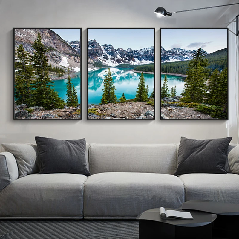 3pcs/Set Natural Forest Landsc - огляд і ціна Abstract Canvas Set