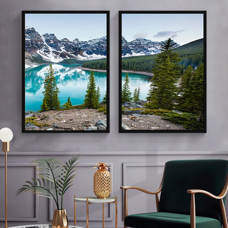 3pcs/Set Natural Forest Landsc - огляд і ціна Abstract Canvas Set