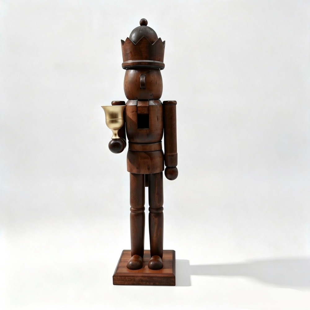 Vintage Style Nutcracker With  - огляд і ціна Candle Holder Decor
