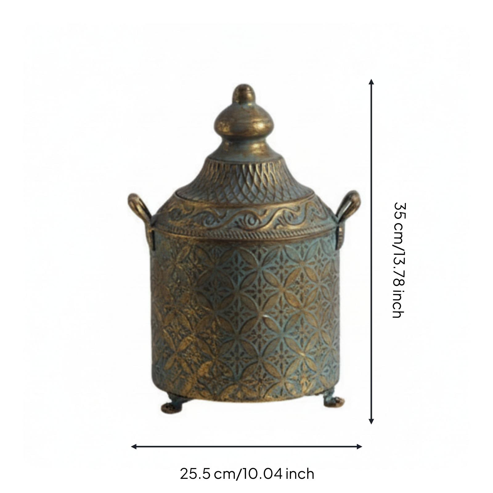 Decorative Iron Vase Aged Gild - огляд і ціна Vase Decor