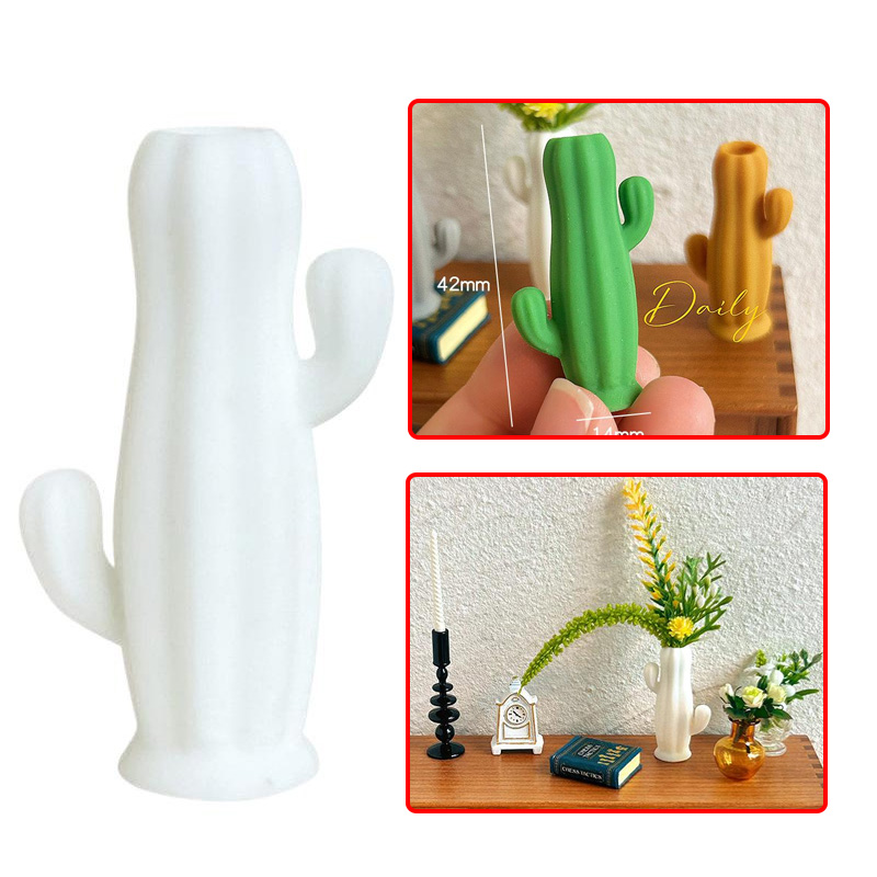 1PC Dollhouse Miniature Cactus - огляд і ціна Vase Decor