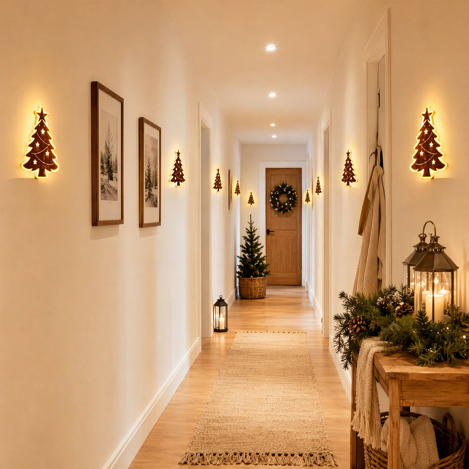 Santa Claus Reindeer Glowing 3 - огляд і ціна Wall Sticker