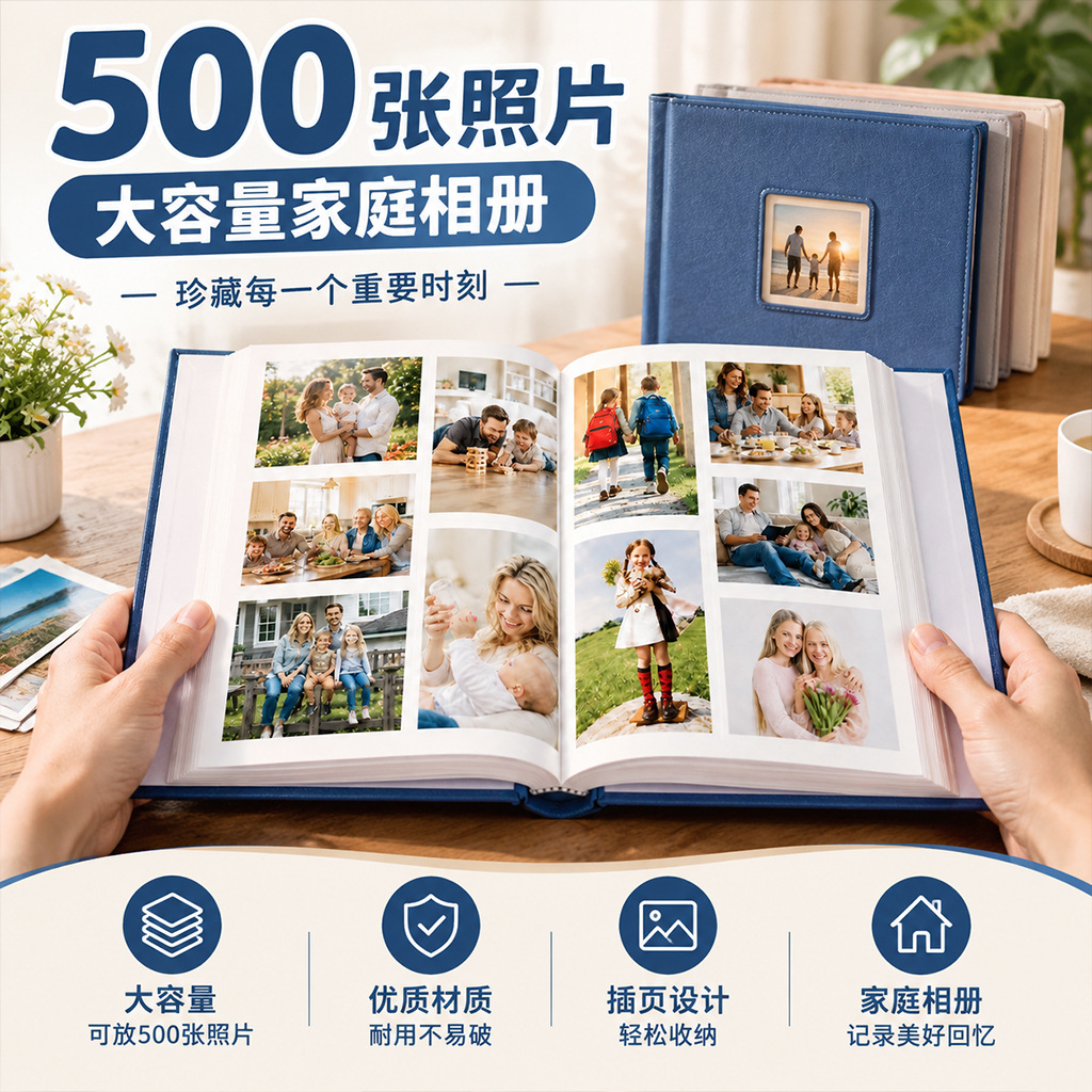 6x4 Inch Photo Album with 500  - огляд і ціна Picture Frame