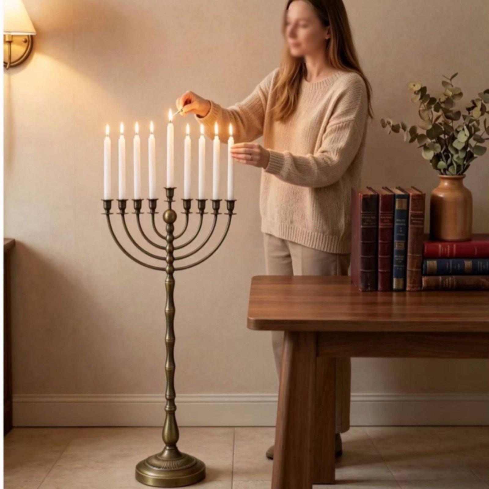 Tall Bronze Candelabra Floor S - огляд і ціна Candle Holder Decor