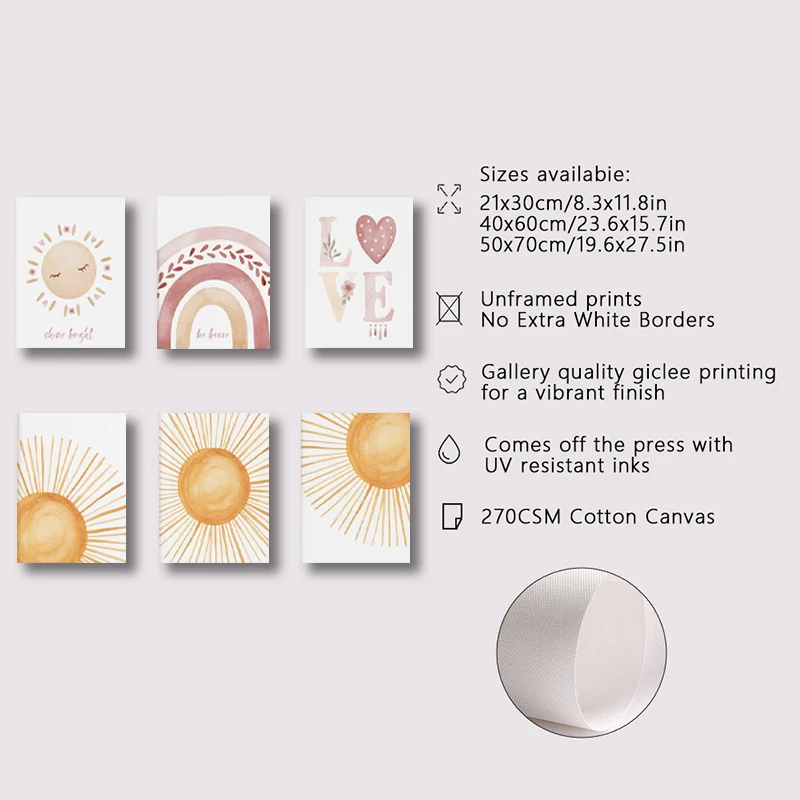 3pcs frameless Canvas Painting - огляд і ціна Abstract Canvas Set