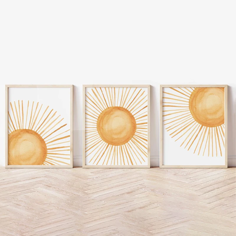3pcs frameless Canvas Painting - огляд і ціна Abstract Canvas Set