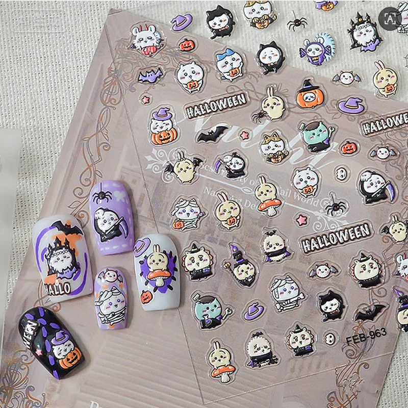 New Chiikawa 5D Embossed Nail  - огляд і ціна Wall Sticker