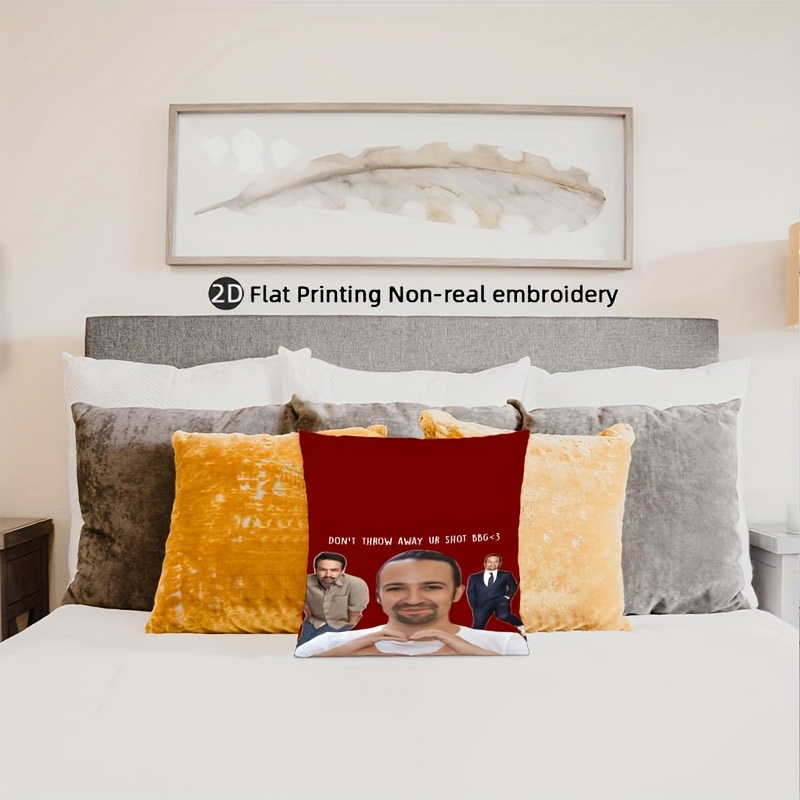 Customize 1pc Lin-Manuel Miran - огляд і ціна Throw Pillow