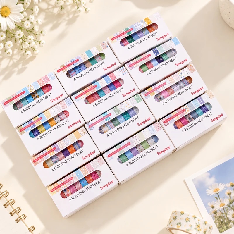 10 Rolls Floral Pastel Washi T - огляд і ціна Wall Sticker