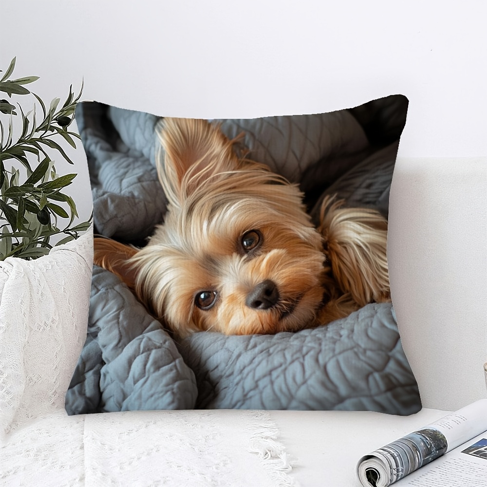 Customize 1pc Yorkshire Terrie - огляд і ціна Throw Pillow