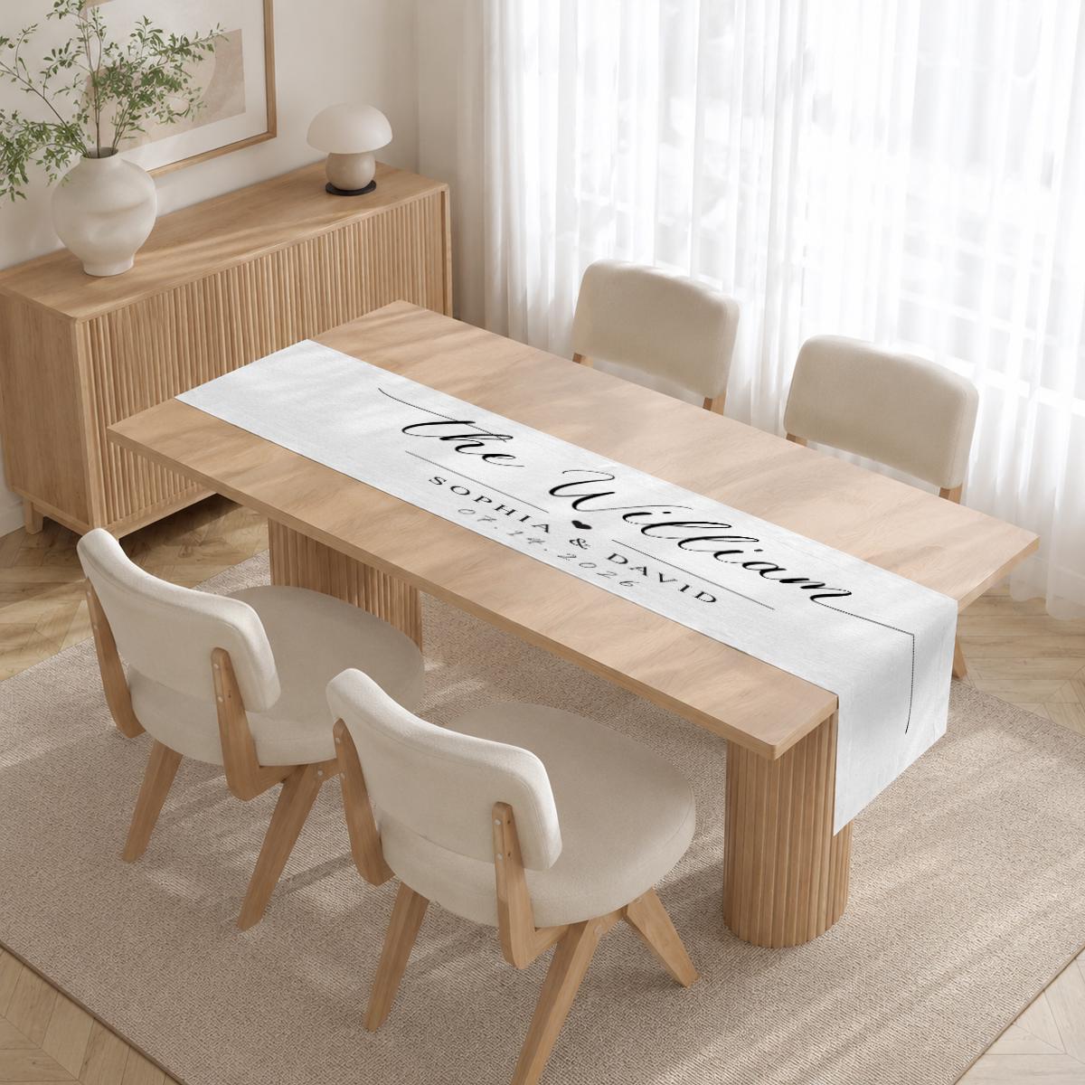Custom Personalized Wedding Ta - огляд і ціна Table Runner