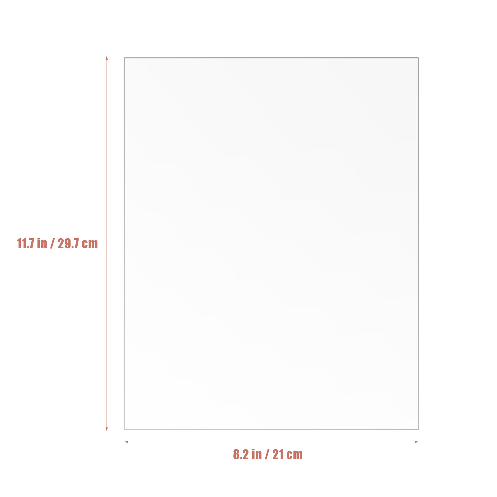 10Pcs Clear Plastic Sheets A4  - огляд і ціна Picture Frame