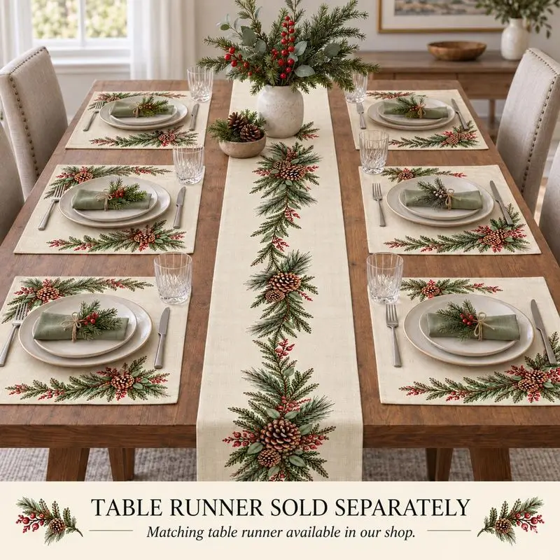 VIKAMA Christmas Table Runner  - огляд і ціна Table Runner