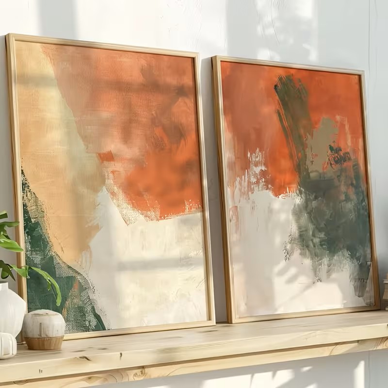 Abstract Canvas Wall Art Set T - огляд і ціна Abstract Canvas Set