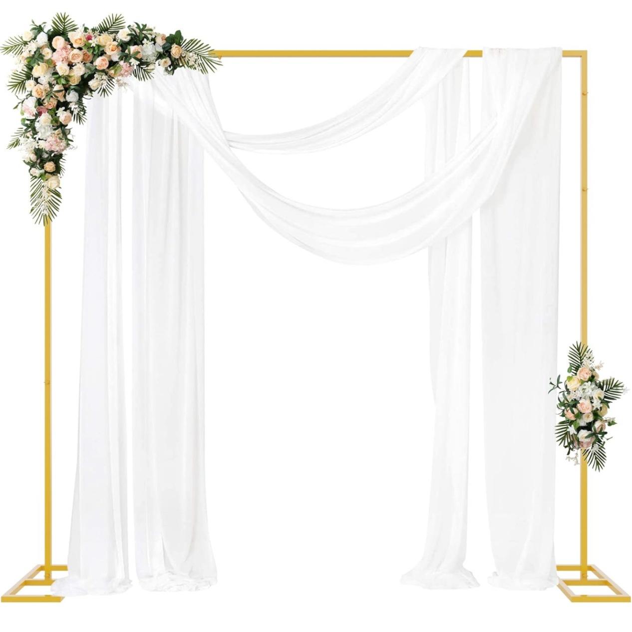 Gold Metal Square Backdrop Sta - огляд і ціна Picture Frame