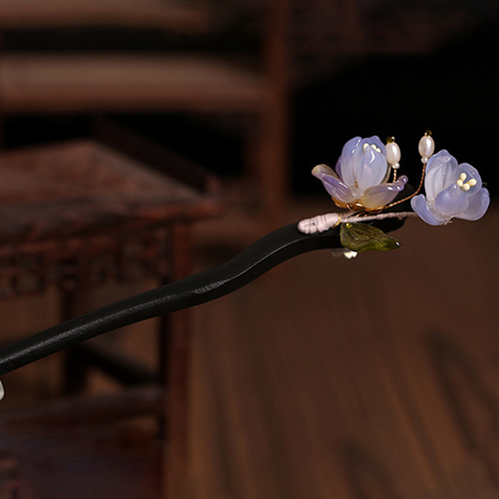 Vintage Wooden Flower Hairpin  - огляд і ціна Vase Decor